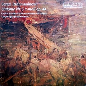 Sinfonie Nr. 3 A-moll Op. 44 LP Großes Rundfunk-Sinfonieorchester der UdSSR, Jewgeni Swetlanow