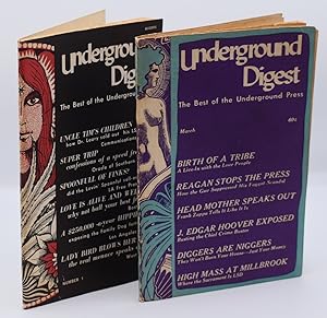 Seller image for UNDERGROUND DIGEST: The Best of the Underground Press, Volume 1, Numbers 1 and 2; [Two issues, all published] for sale by Quill & Brush, member ABAA