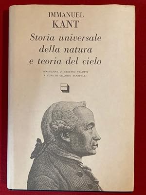 Bild des Verkufers fr Storia Universale della Natura e Teoria del Cielo. zum Verkauf von Plurabelle Books Ltd