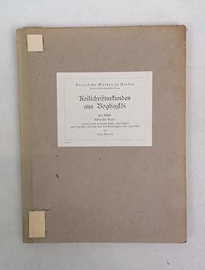 Keilschrifturkunden aus Boghazköi. Heft XXXII. Kultische Texte. Vorwort H. Otten.