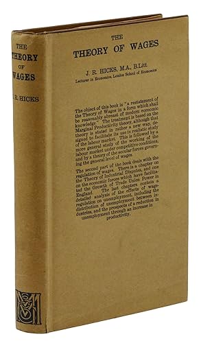 Bild des Verkufers fr The Theory of Wages zum Verkauf von Burnside Rare Books, ABAA