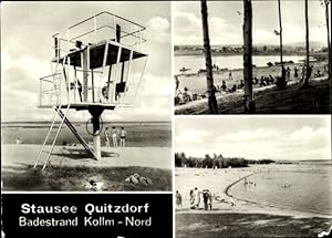 Bild des Verkufers fr Ansichtskarte / Postkarte Kollm Quitzdorf am See Oberlausitz, Badestrand Nord, Strandpartie zum Verkauf von akpool GmbH