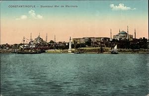 Bild des Verkufers fr Ansichtskarte / Postkarte Istanbul Konstantinopel Trkei, Stamboul Mer de Marmara zum Verkauf von akpool GmbH