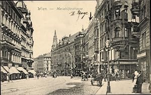 Ansichtskarte / Postkarte Wien 15 Rudolfsheim Fünfhaus Österreich, Mariahilfer Straße