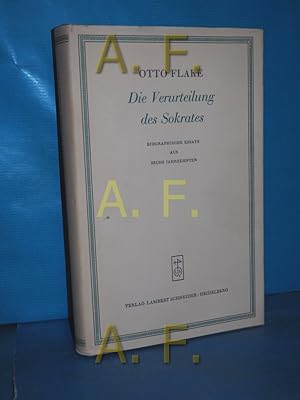 Bild des Verkufers fr Die Verurteilung des Sokrates : Biograph. Essays aus 6 Jahrzehnten. Otto Flake. [Hrsg. von Fredy Grbli-Schaub u. Rolf Hochhuth. Nachw. von Kurt Scheid] / Deutsche Akademie fr Sprache und Dichtung: Verffentlichungen der Deutschen Akademie fr Sprache und Dichtung Darmstadt, Darmstadt , 44 zum Verkauf von Antiquarische Fundgrube e.U.