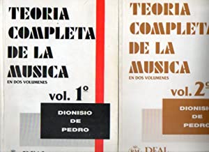 Imagen del vendedor de Teora completa de la msica. Volmenes 1 y 2. a la venta por Ana Lorenzo Libros