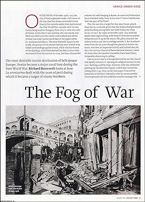 Seller image for Venice in Peril: How the City Survived the First World War as a Major Naval Base and Target of Enemy Bombers. An original article from History Today magazine, 2014. for sale by Cosmo Books