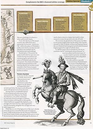 Seller image for The Queen's Day: Elizabeth I's Use of Accession Celebrations as a Weapon against the Catholic Threat to Her Throne. An original article from BBC History Magazine, 2012. for sale by Cosmo Books