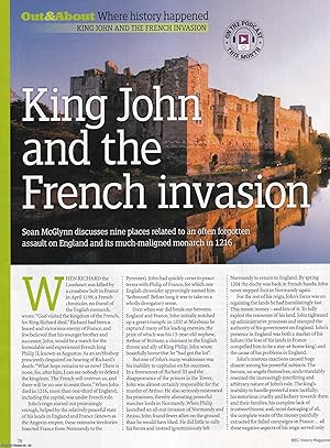 Bild des Verkufers fr King John and the French Invasion. Nine places related to an often forgotten assault on Britain in 1216. An original article from BBC History Magazine, 2013. zum Verkauf von Cosmo Books