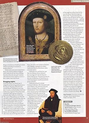 Imagen del vendedor de Catherine of Aragon: Spain's Virgin Queen? How Henry VIII's first wife contested his plans for divorce. An original article from BBC History Magazine, 2010. a la venta por Cosmo Books