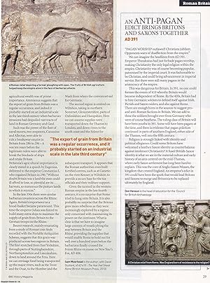 Bild des Verkufers fr Roman Britain: The Key Moments. An original article from BBC History Magazine, 2010. zum Verkauf von Cosmo Books
