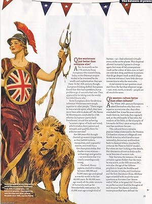 Imagen del vendedor de Why the West Rules.For Now. How the West has exercised global dominance and what the future might hold. An original article from BBC History Magazine, 2010. a la venta por Cosmo Books