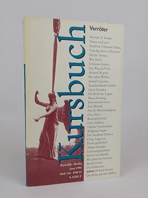 Bild des Verkufers fr Kursbuch 116, Juni 1994: Verrter Verrter zum Verkauf von ANTIQUARIAT Franke BRUDDENBOOKS