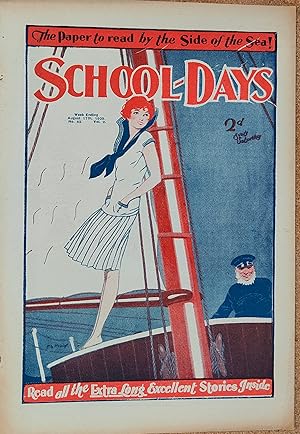 Immagine del venditore per School-Days August 17th 1929 THE Summertime Paper for Every Schoolgirl (No.37 Vol.2) venduto da Shore Books