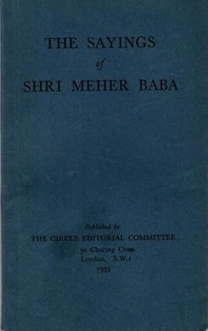 THE SAYING OF MEHER BABA