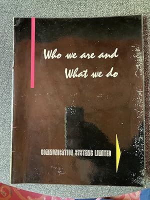 Who we are and what we do (Communication Systems Ltd.)