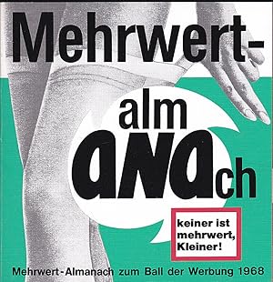 Mehrwert-Almanach zum Ball der Werbung 1968