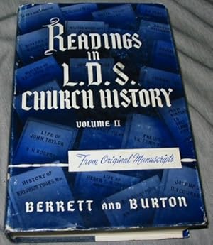 Image du vendeur pour Readings in L.D.S. (LDS) Church History (volume 2) Vol 2 Vol 2 mis en vente par Confetti Antiques & Books