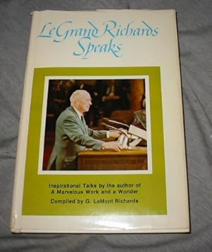 Seller image for LEGRAND RICHARDS SPEAKS for sale by Confetti Antiques & Books