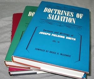 Imagen del vendedor de DOCTRINES OF SALVATION - 3 VOLUME SET - Sermons and Writings of Joseph Fielding Smith - Volumes 1-3 a la venta por Confetti Antiques & Books