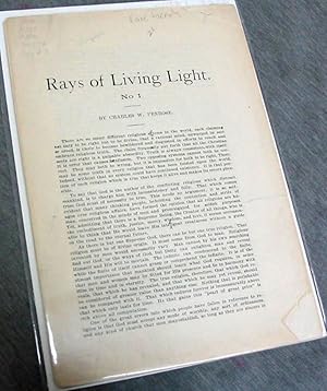 Seller image for RAYS OF LIVING LIGHT ON THE ONE WAY OF SALVATION for sale by Confetti Antiques & Books