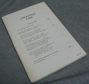 Seller image for Celestial Law - Revised 1978 for sale by Confetti Antiques & Books