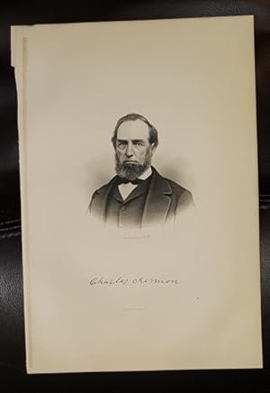 Steel Engraving - Charles Crismon - Original MORMON / Utah Pioneer Steel Engraving