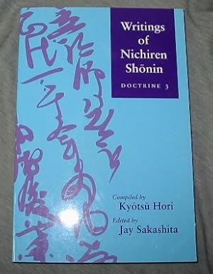 Bild des Verkufers fr Writings of Nichiren Shonin Doctrine 3 zum Verkauf von Confetti Antiques & Books