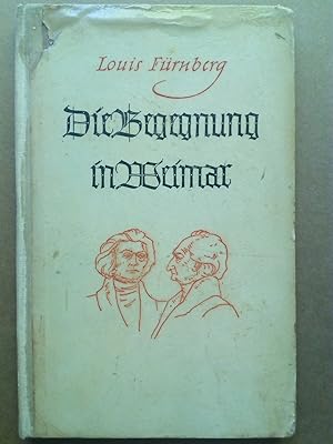 Bild des Verkufers fr Die Begegnung in Weimar zum Verkauf von Versandantiquariat Jena