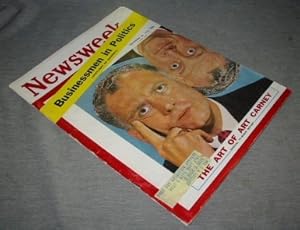 Imagen del vendedor de Newsweek Magazine - Businessmen in Politics (Spotlight on Business) - The Art of Art Carney - Volume LIV, Number 27, November 30, 1959 a la venta por Confetti Antiques & Books