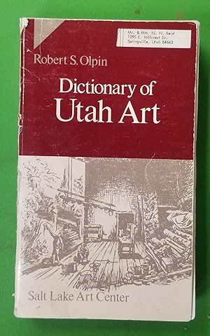 Dictionary of Utah Art