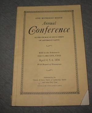 OFFICIAL REPORT - 107TH SEMI-ANNUAL CONFERENCE OF THE CHURCH OF JESUS CHRIST OF LATTER-DAY SAINTS...