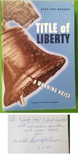 Title of Liberty - a Warning Voice (Signed)