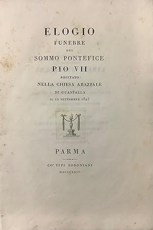 Elogio Funebre del Sommo Pontefice Pio VII