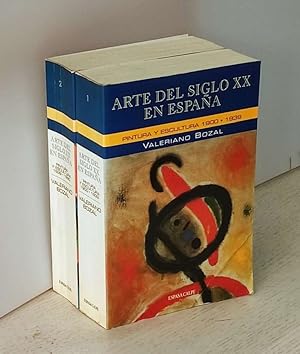 ARTE DEL SIGLO XX EN ESPAÑA. Pintura y Escultura 1900-1939 y 1939-1990 (dos tomos)