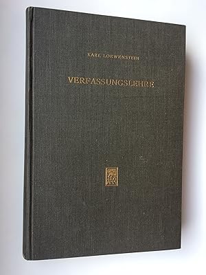 Image du vendeur pour Verfassungslehre mis en vente par Bildungsbuch