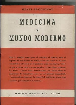 Seller image for Medicina y mundo moderno for sale by El Boletin