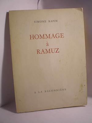 Bild des Verk�ufers f�r Hommage a Ramuz zum Verkauf von Librer�a Antonio Azor�n