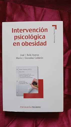 Seller image for Intervencion psicolgica en la obesidad for sale by Libreria Anticuaria Camino de Santiago