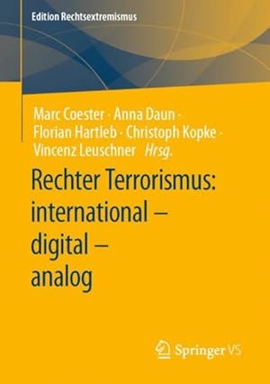 Seller image for Rechter Terrorismus : International - Digital - Analog -Language: German for sale by GreatBookPrices