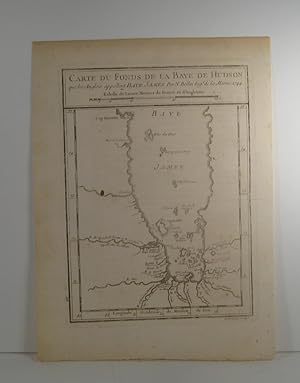 Carte du Fonds de la Baye de Hudson que les Anglois appellent Baye James. Par N. Bellin Ing. de l...