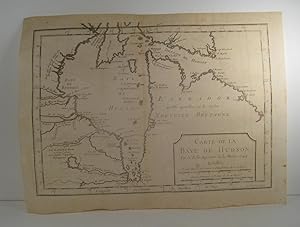 Carte de la Baye de Hudson. Par N. Bellin Ing. de la Marine, tiré de : Histoire et Description gé...