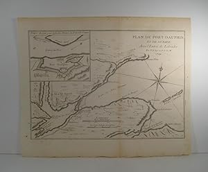 Plan du Port Dauphin et de sa rade avec l'Entrée du Labrador. Par N. Bellin Ing. de la Marine, ti...