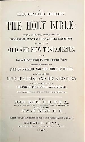 Seller image for An Illustrated History of The Holy Bible for sale by Round Table Books, LLC