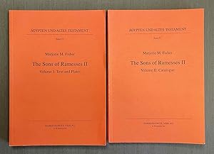 Image du vendeur pour The sons of Ramesses II. Part 1: Text and Plates. Part 2: Catalogue (complete set) mis en vente par Meretseger Books