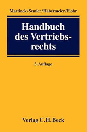 Immagine del venditore per Handbuch des Vertriebsrechts venduto da Studibuch