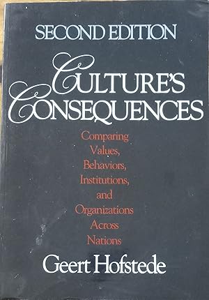 Seller image for Culture's Consequences; Comparing Values, Behaviors, Institutions, and Organizations Across Nations for sale by The Book House, Inc.  - St. Louis