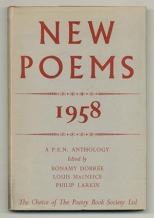 Bild des Verkufers fr New Poems 1958 zum Verkauf von Between the Covers-Rare Books, Inc. ABAA