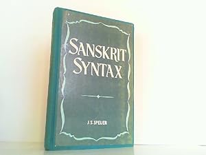 Image du vendeur pour Sanskrit Syntax. With an Introduction by H.Kern. mis en vente par Antiquariat Ehbrecht - Preis inkl. MwSt.