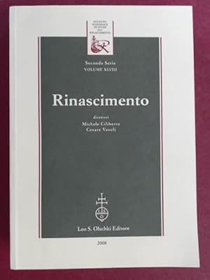 Bild des Verkufers fr Rinascimento. Volume XLVIII of "Istituto Nazionale di Studi sul Rinascimento. Seconda Serie". zum Verkauf von Wissenschaftliches Antiquariat Zorn